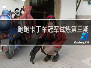 跑跑卡丁车冠军试炼第三期