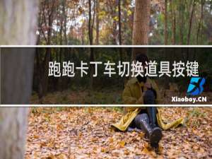 跑跑卡丁车切换道具按键