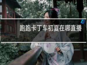 跑跑卡丁车初夏在哪直播