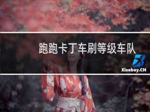 跑跑卡丁车刷等级车队