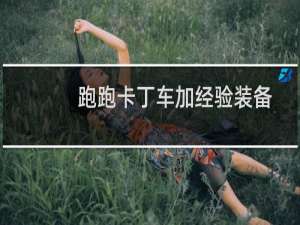 跑跑卡丁车加经验装备