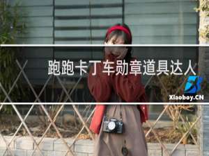 跑跑卡丁车勋章道具达人