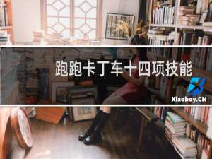 跑跑卡丁车十四项技能