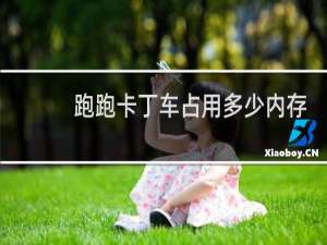 跑跑卡丁车占用多少内存