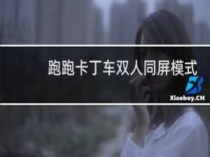 跑跑卡丁车双人同屏模式
