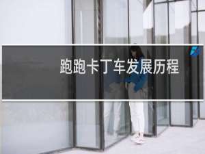 跑跑卡丁车发展历程