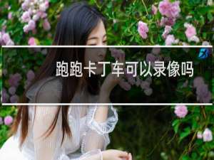 跑跑卡丁车可以录像吗