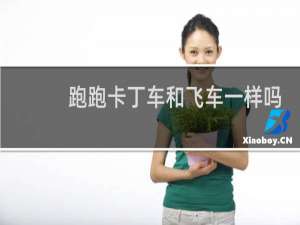 跑跑卡丁车和飞车一样吗