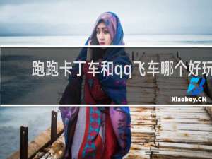 跑跑卡丁车和qq飞车哪个好玩