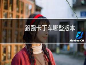 跑跑卡丁车哪些版本