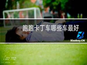 跑跑卡丁车哪些车最好
