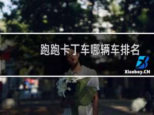 跑跑卡丁车哪辆车排名