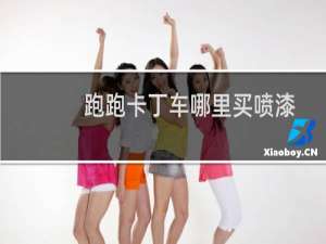 跑跑卡丁车哪里买喷漆