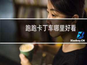 跑跑卡丁车哪里好看