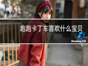 跑跑卡丁车喜欢什么宝贝