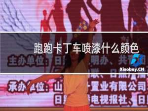跑跑卡丁车喷漆什么颜色