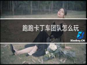 跑跑卡丁车团队怎么玩