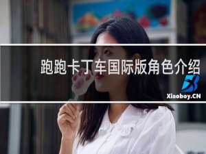 跑跑卡丁车国际版角色介绍