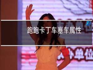 跑跑卡丁车塞车属性