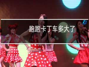 跑跑卡丁车多大了