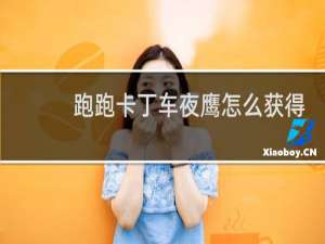 跑跑卡丁车夜鹰怎么获得