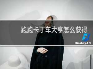 跑跑卡丁车大亨怎么获得