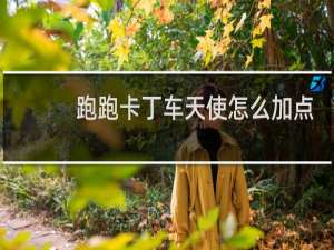 跑跑卡丁车天使怎么加点