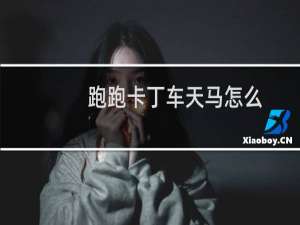 跑跑卡丁车天马怎么