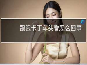 跑跑卡丁车头昏怎么回事