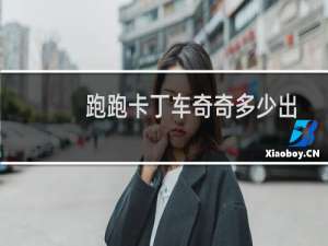 跑跑卡丁车奇奇多少出