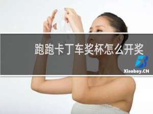 跑跑卡丁车奖杯怎么开奖