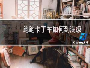 跑跑卡丁车如何到满级