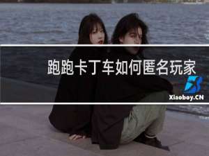 跑跑卡丁车如何匿名玩家