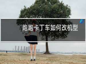 跑跑卡丁车如何改机型