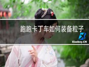 跑跑卡丁车如何装备粒子