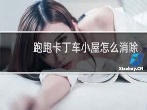 跑跑卡丁车小屋怎么消除