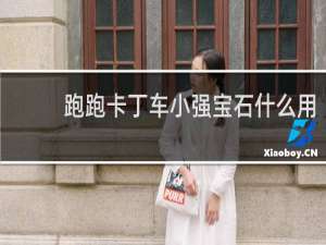 跑跑卡丁车小强宝石什么用