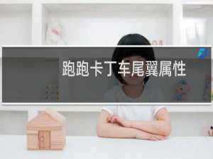 跑跑卡丁车尾翼属性