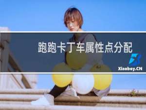 跑跑卡丁车属性点分配
