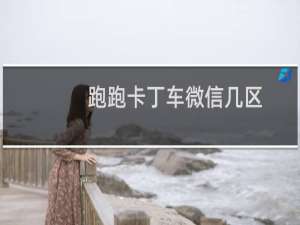 跑跑卡丁车微信几区