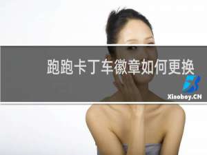 跑跑卡丁车徽章如何更换