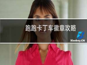 跑跑卡丁车徽章攻略