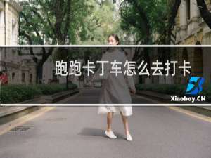 跑跑卡丁车怎么去打卡