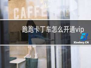 跑跑卡丁车怎么开通vip