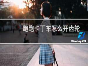 跑跑卡丁车怎么开齿轮
