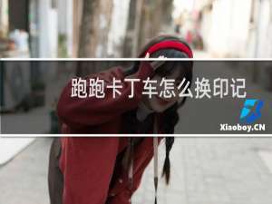 跑跑卡丁车怎么换印记