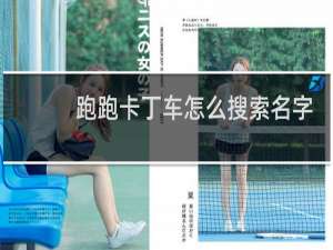 跑跑卡丁车怎么搜索名字
