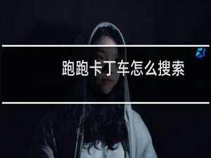 跑跑卡丁车怎么搜索