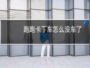 跑跑卡丁车怎么没车了