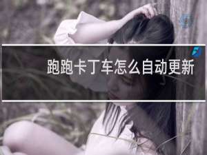 跑跑卡丁车怎么自动更新